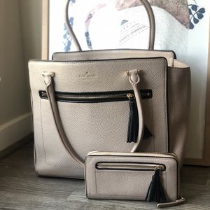 Used Kate Spade Shoulder Bag w/ Matching Wallet